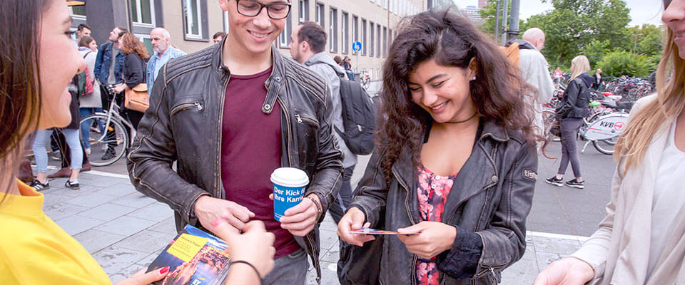 Hand-to-hand distribution on campus