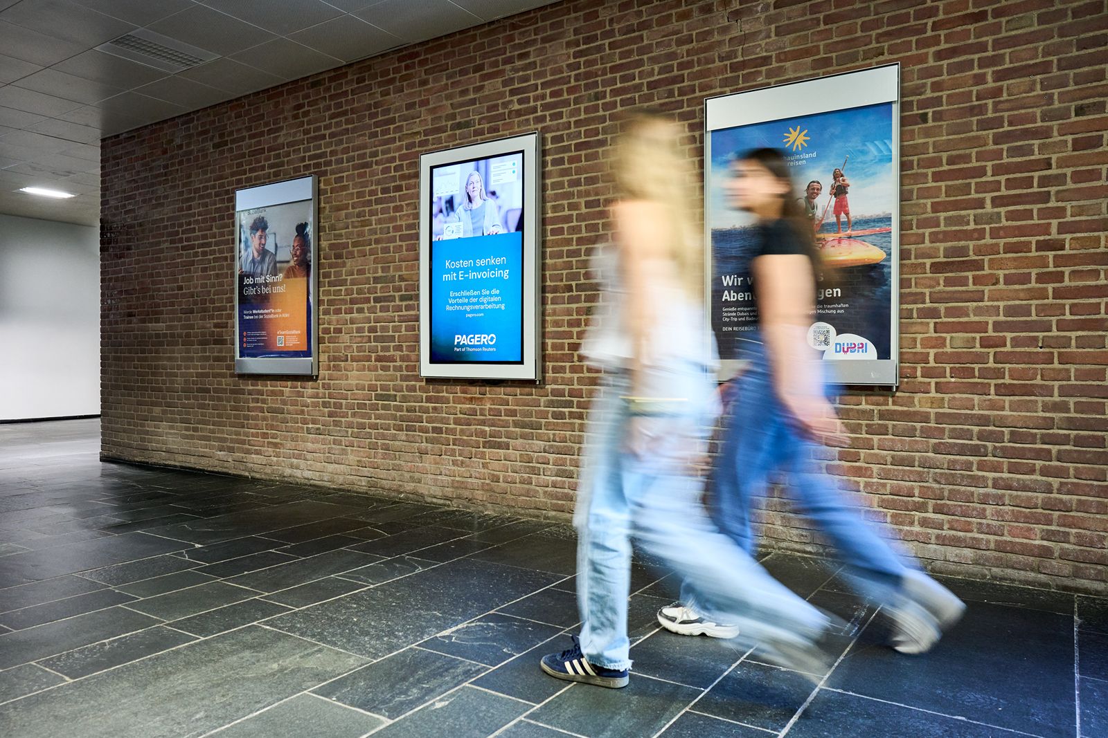 DOOH auf dem Campus an der Universit&auml;t zu K&ouml;ln