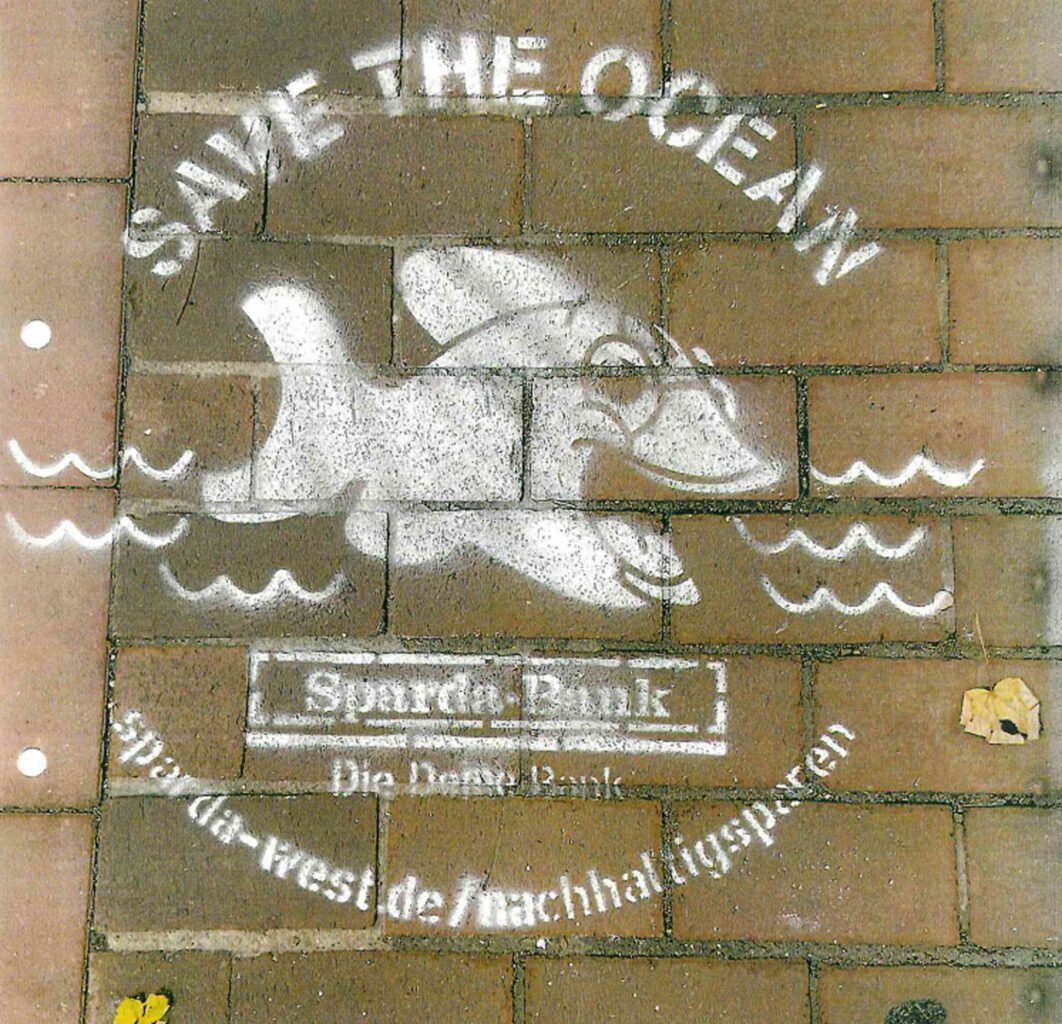 Kreide-Stencils sind eine besonders nachhaltige und auffallende Werbemaßnahme