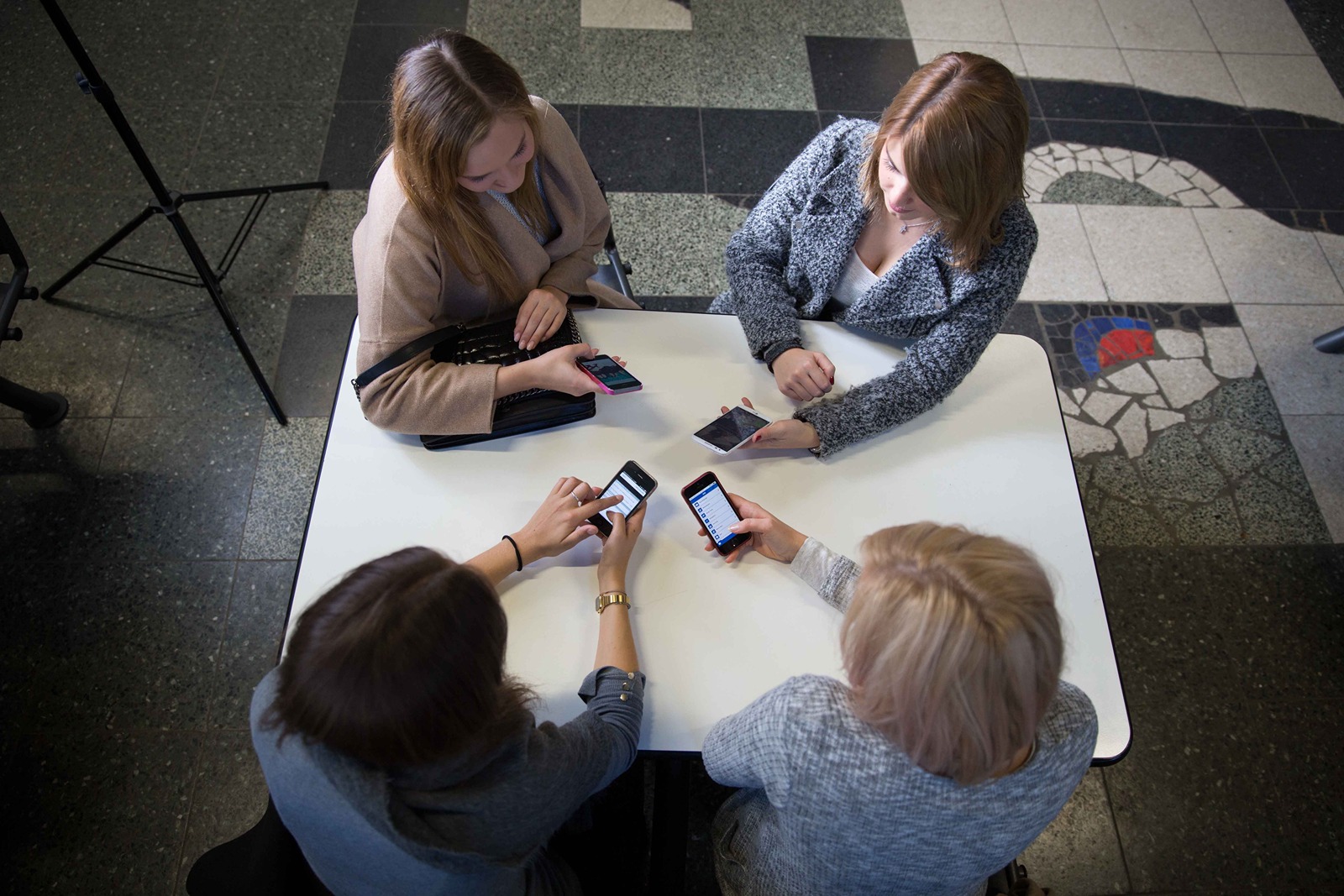 Via mailings, information from companies goes directly into the professors' and student councils' email accounts.