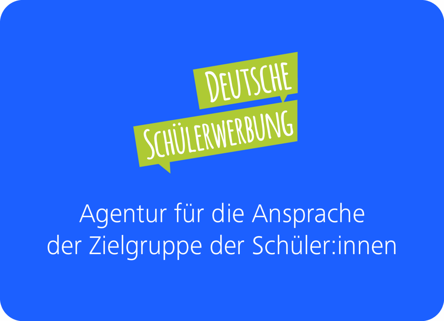 Deutsche Sch&uuml;lerwerbung is the expert for the target group of school students within the Deutsche Hochschulwerbung corporate group