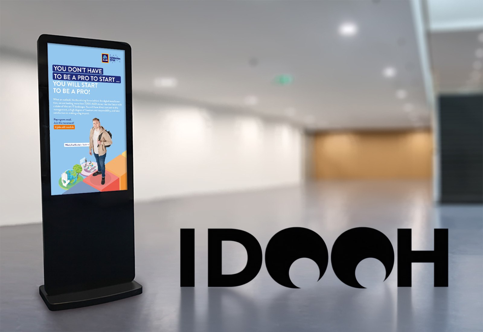 Deutsche Hochschulwerbung is a member of IDOOH, the industry association for DOOH
