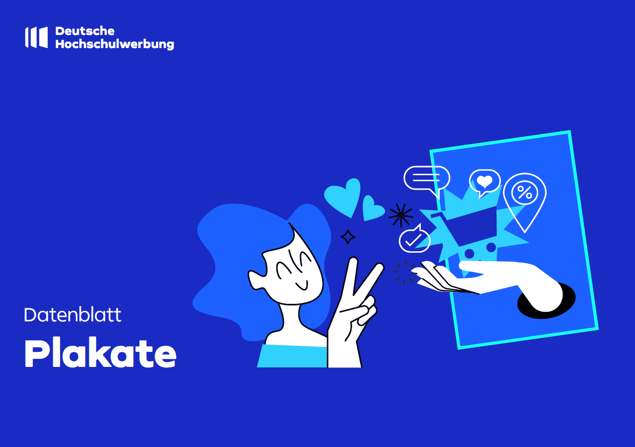 Specifications for poster advertising at universities