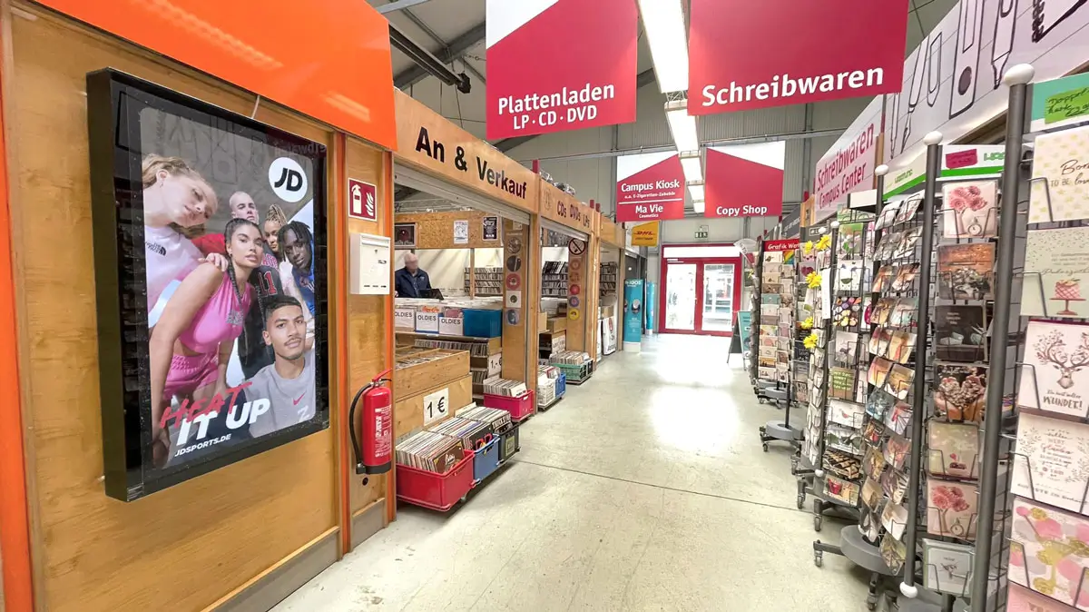 DOOH im Campus Center an der RUB Bochum