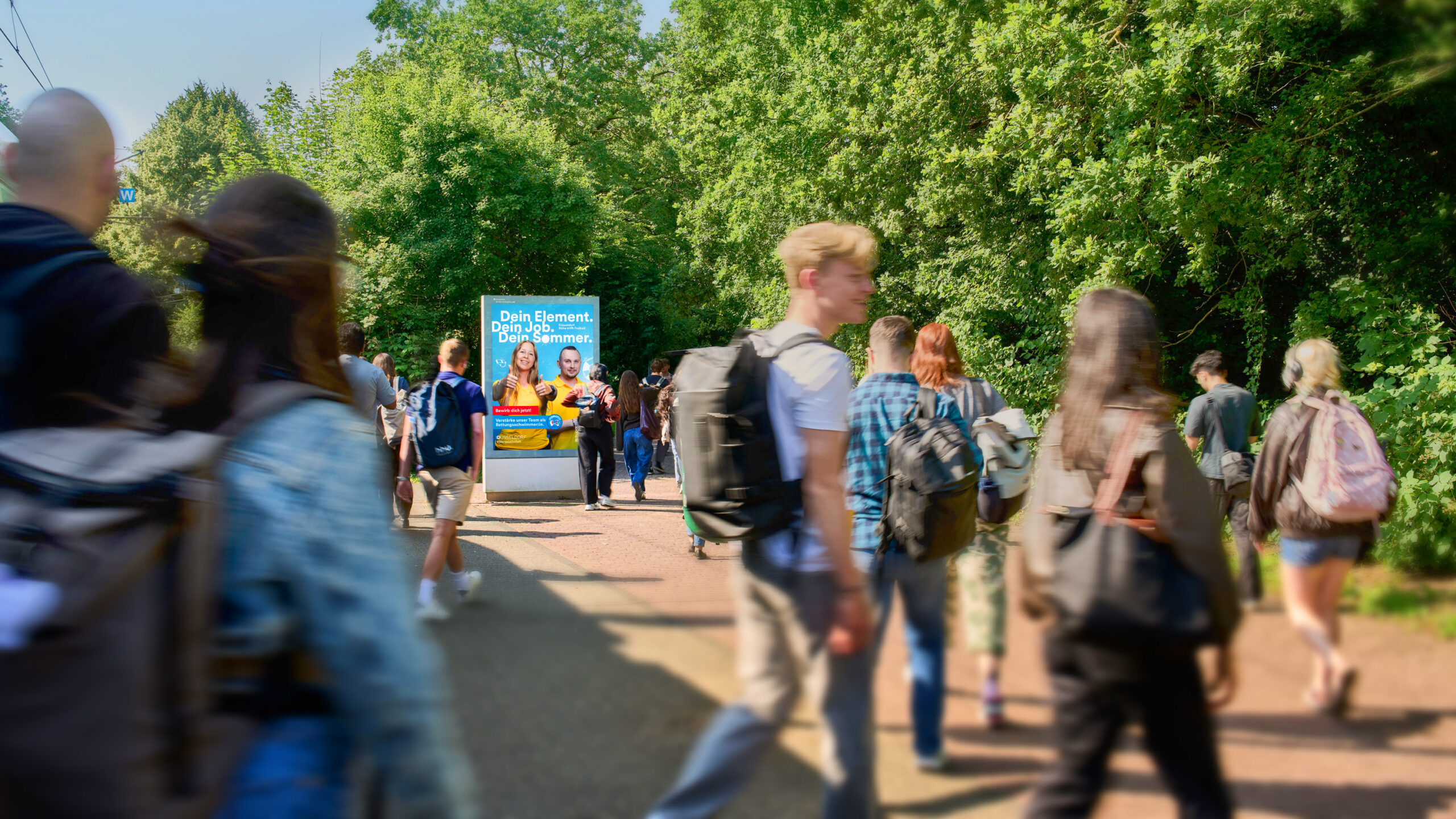 Plakatwerbung ist der Klassiker in der campus-Werbung, dazu geh&ouml;ren neben Plakaten auch CLP 