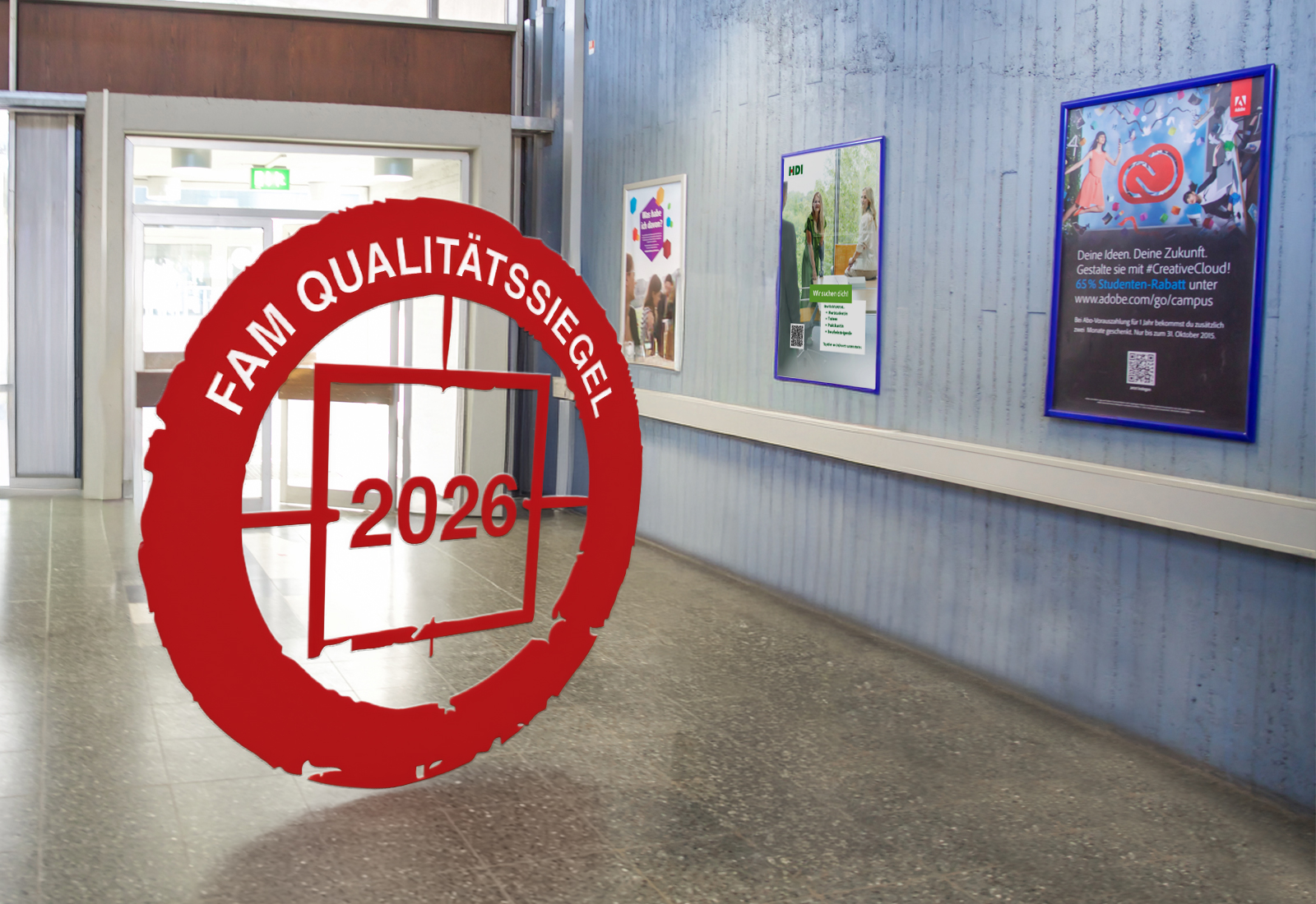 The FAM Quality Seal 2026 for Deutsche Hochschulwerbung